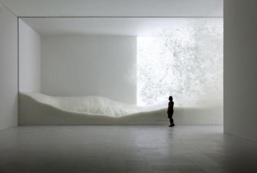 a little swirling snow